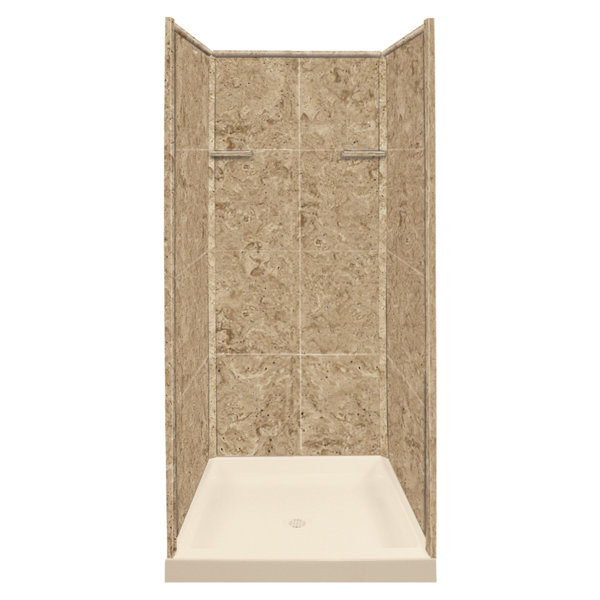 Transolid 36'' W 72'' H Framed Square Shower Stall Wayfair
